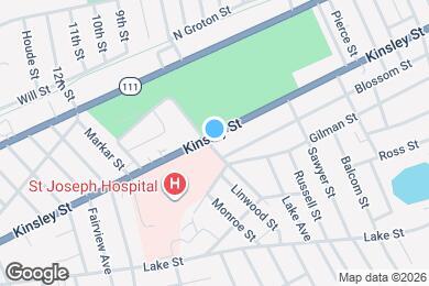 Map image of the property - 150 Kinsley St