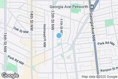 Map image of the property - 3524 11th St NW