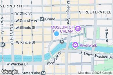 Map image of the property - 405 N Wabash Ave