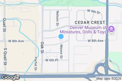Map image of the property - 10491 W 7th Pl