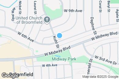 Map image of the property - 1145 W 6th Ave