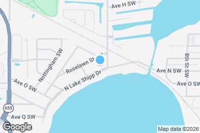 Map image of the property - 1407 N Lake Shipp Dr SW