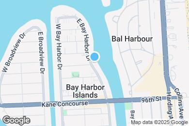 Map image of the property - 9901 E Bay Harbor Dr