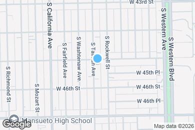 Map image of the property - 4509 S Talman Ave