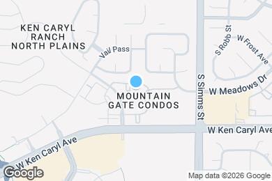 Map image of the property - 7394 S Alkire St