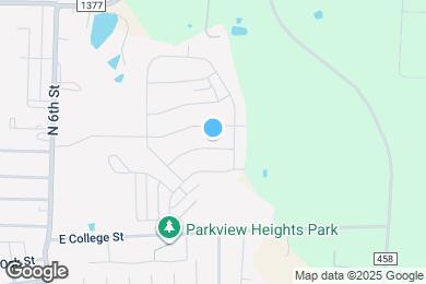 Map image of the property - 1212 Bullock Dr