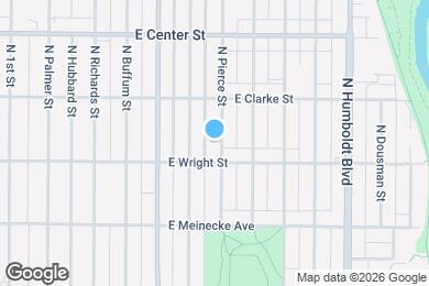 Map image of the property - 2521 N Pierce St