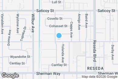 Map image of the property - 18715 Valerio St
