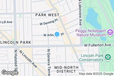 Map image of the property - 537 W Arlington Pl