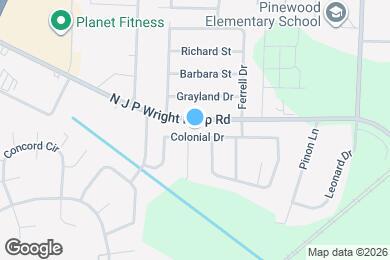 Map image of the property - 1024 Colonial Dr