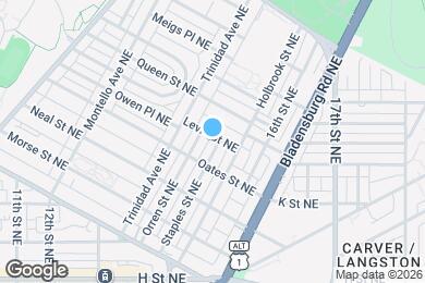 Map image of the property - 1424 Staples St NE