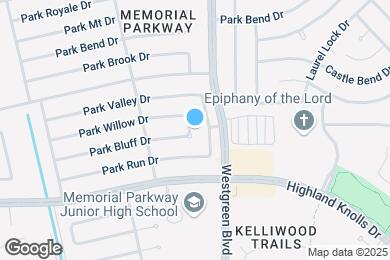 Map image of the property - 21219 Park Bluff Dr