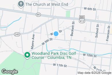 Map image of the property - 620 W 9th St