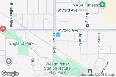 Map image of the property - 7130 Lowell Blvd