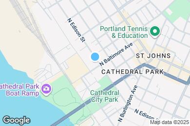 Map image of the property - 8814 N Edison St