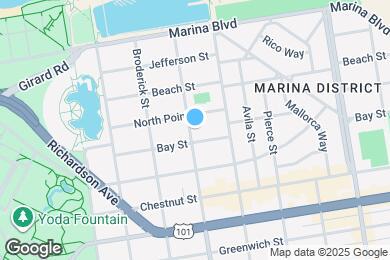 Map image of the property - 3526 Divisadero St