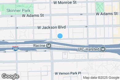 Map image of the property - 1135 W Van Buren St