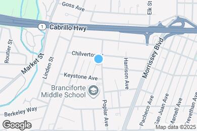 Map image of the property - 603 Poplar Ave