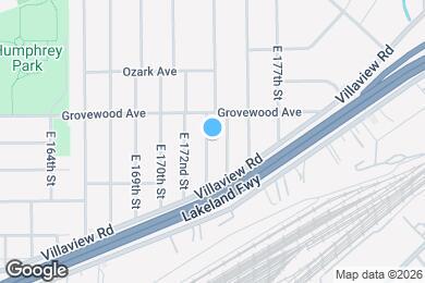 Map image of the property - 1201 E 173rd St