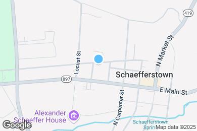 Map image of the property - 418 W Oak St