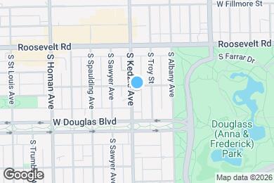 Map image of the property - 1307 S Kedzie Ave