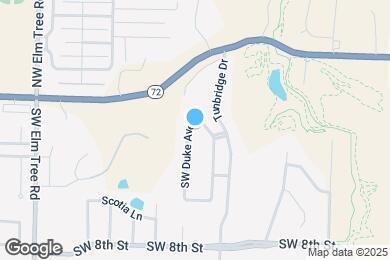 Map image of the property - 501 SW Duke Ave