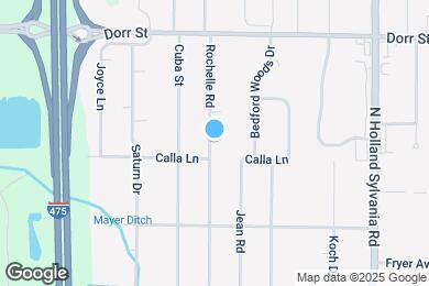 Map image of the property - 1022 Rochelle Rd