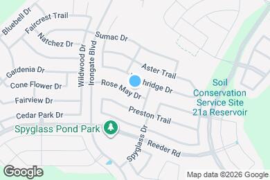 Map image of the property - 2106 Rose May Dr