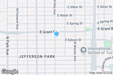 Map image of the property - 1505 East Edison Street