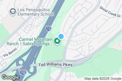 Map image of the property - Trails at Carmel Mountain Ranch Apartments