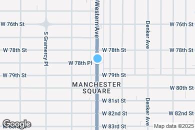 Map image of the property - 7830 S Western Ave
