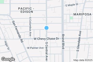 Map image of the property - 1005 S Central Ave