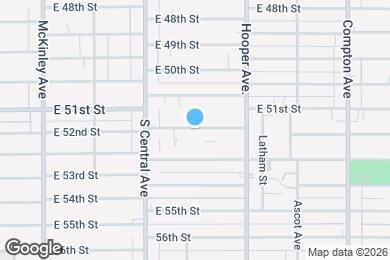 Map image of the property - 1184 E 52nd St