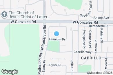 Map image of the property - 2611 Uranium Dr
