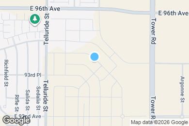 Map image of the property - 9465 Yampa St