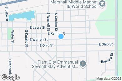 Map image of the property - 1307 E Warren St