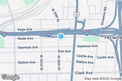Map image of the property - 2901 Wade Ave