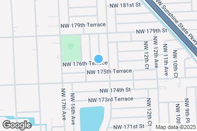 Map image of the property - 1430 NW 176th Ter