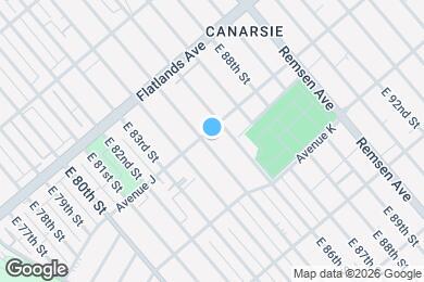 Map image of the property - 1007 E 85th St
