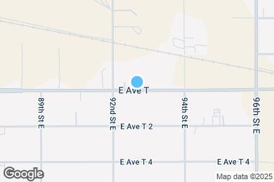 Map image of the property - 9220 E Ave T
