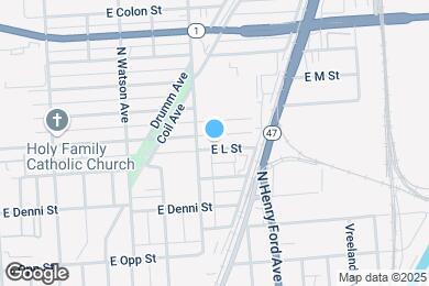 Map image of the property - 1519 E L St