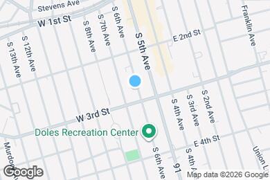 Map image of the property - 150 S 6th Ave