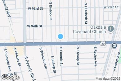 Map image of the property - 9453 S Loomis St