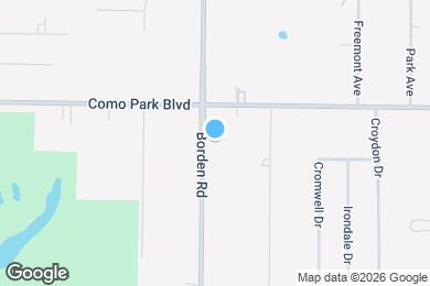 Map image of the property - 1331 Borden Rd