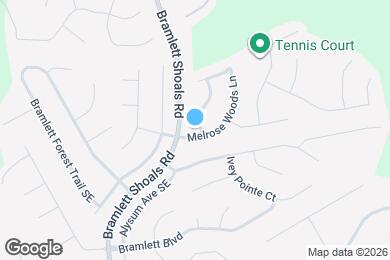Map image of the property - 1601 Bramlett Hill Ln SE