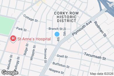 Map image of the property - 549 4th St