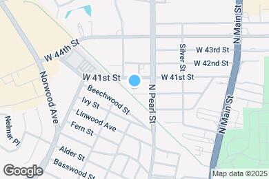 Map image of the property - 343 W 40th St