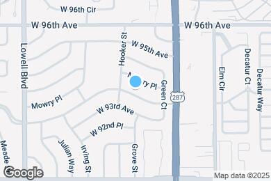 Map image of the property - 3191 W 94th Ave