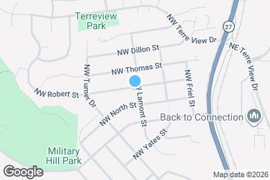 Map image of the property - 305 NW Robert St