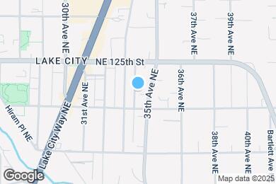 Map image of the property - 12317 35th ave NE